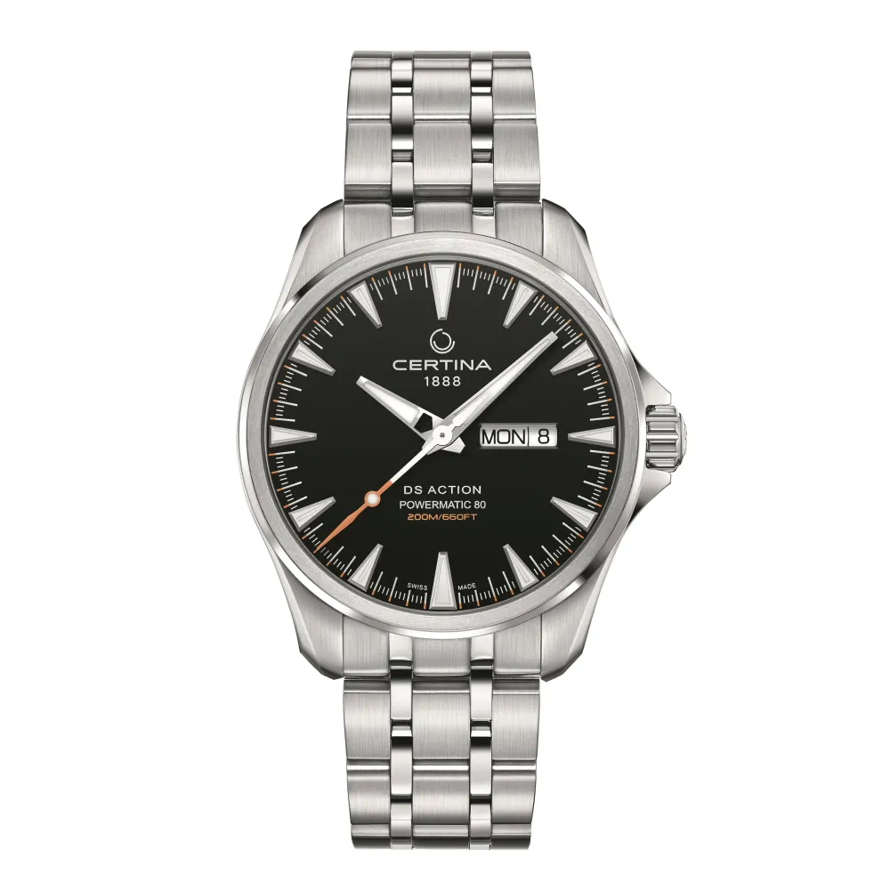 Certina ure Certina DS Action Day Date Powermatic 80 C032.430.11.051.00 | Herreure Med Lænke | Herreure I Stål