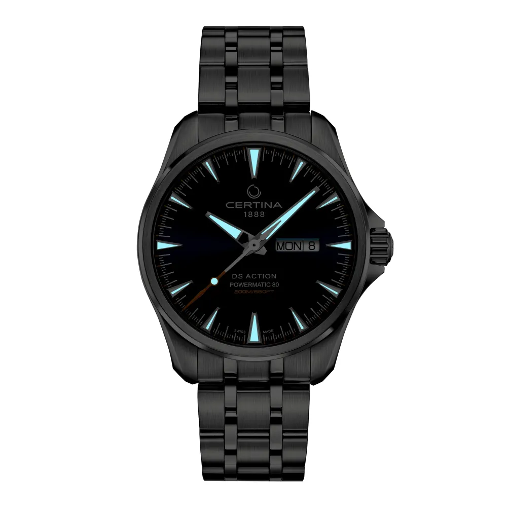 Certina ure Certina DS Action Day Date Powermatic 80 C032.430.11.091.00 | Herreure Med Lænke | Herreure I Stål