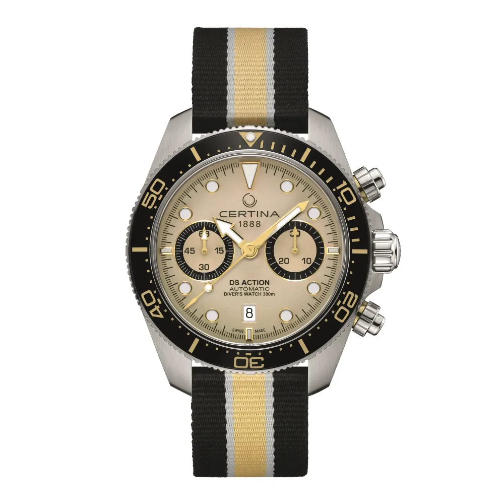 Certina ure Certina DS Action Diver Chrono C032.827.18.271.00 | Herreure Med Rem | Herreure I Stål