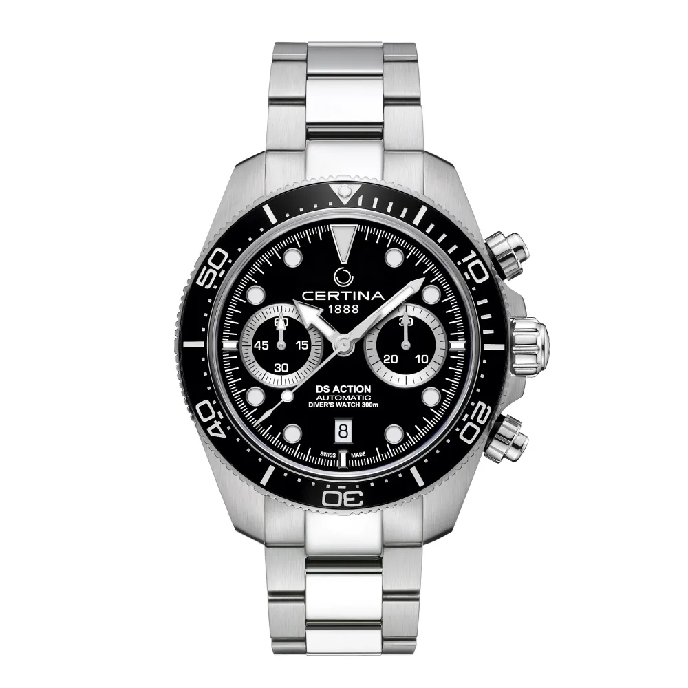 Certina ure Certina DS Action Diver Chrono C032.827.11.051.00 | Herreure Med Lænke | Herreure I Stål