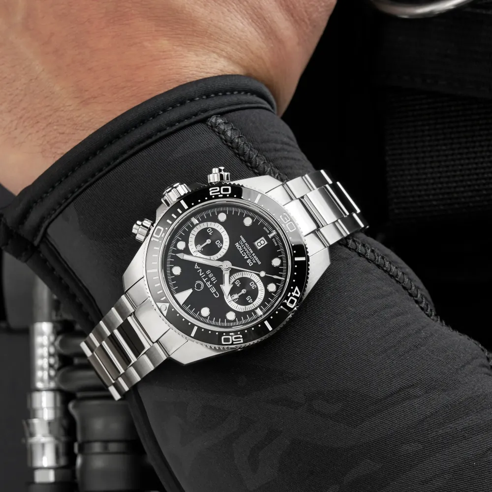 Certina ure Certina DS Action Diver Chrono C032.827.11.051.00 | Herreure Med Lænke | Herreure I Stål