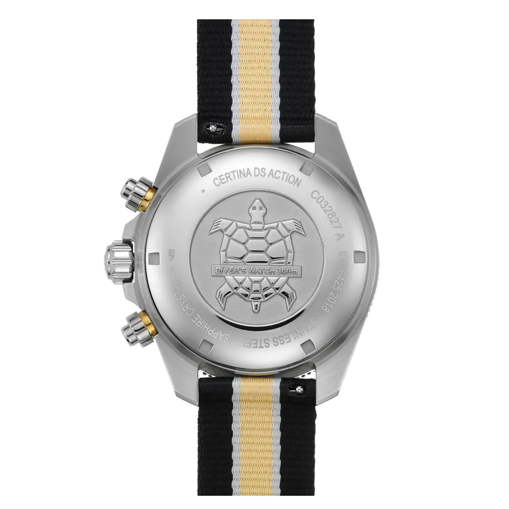 Certina ure Certina DS Action Diver Chrono C032.827.18.271.00 | Herreure Med Rem | Herreure I Stål