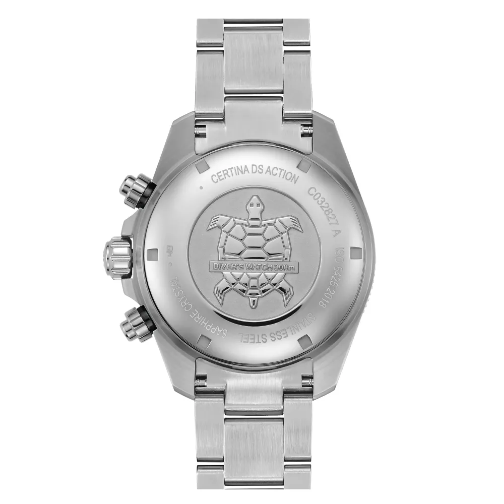 Certina ure Certina DS Action Diver Chrono C032.827.11.051.00 | Herreure Med Lænke | Herreure I Stål