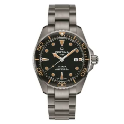 Certina ure Certina DS Action Diver 43mm Powermatic 80 C032.607.44.051.00 | Herreure Med Lænke | Herreure I Titanium
