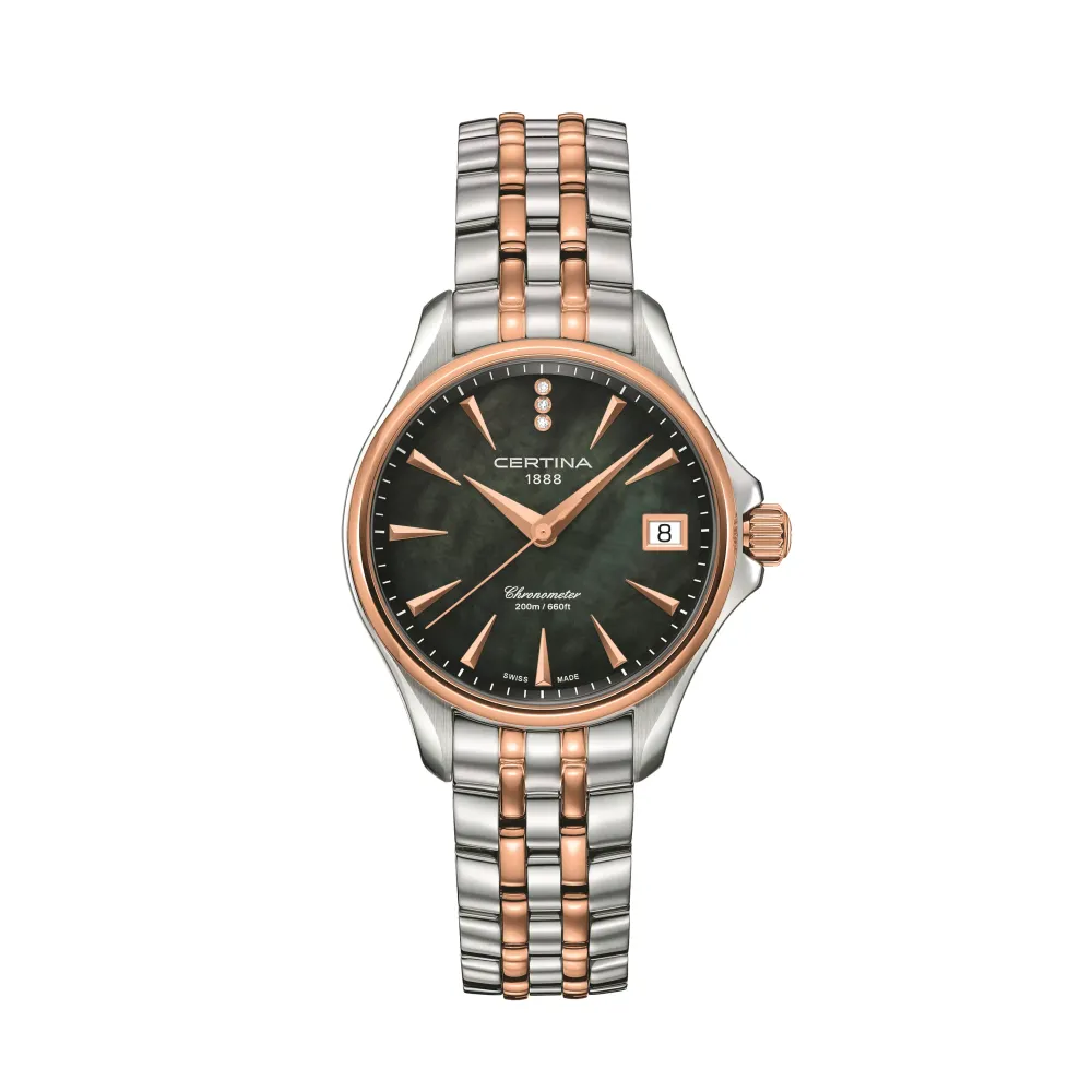 Certina ure Certina DS Action Lady Diamonds C032.051.22.126.00 | Dame Dameure Med Lænke | Dameure I Bicolor