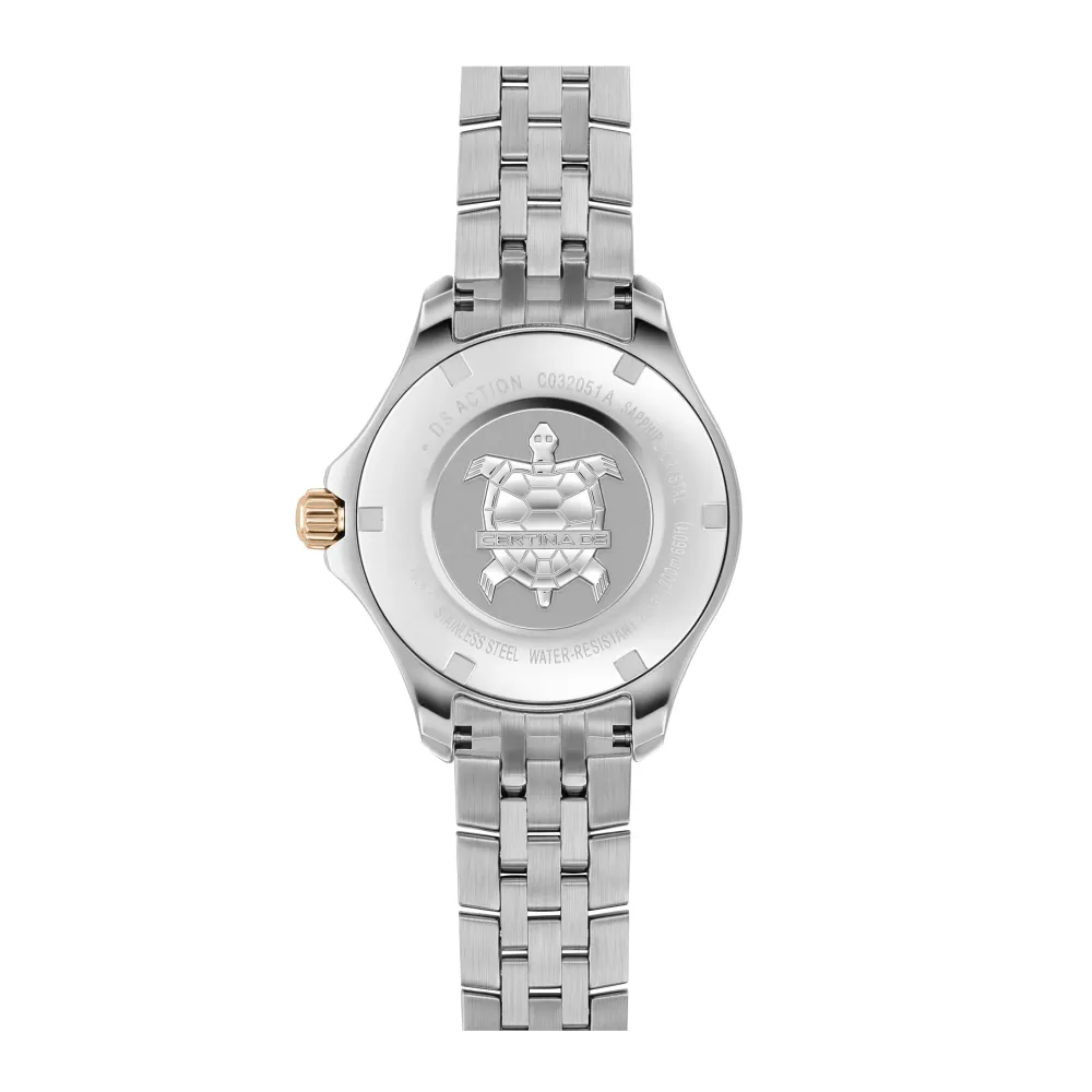 Certina ure Certina DS Action Lady Diamonds C032.051.22.126.00 | Dame Dameure Med Lænke | Dameure I Bicolor