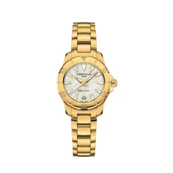 Certina ure Certina DS Action Lady 29mm C032.951.33.111.00 | Dame Dameure Med Lænke | Dameure I Gulddouble