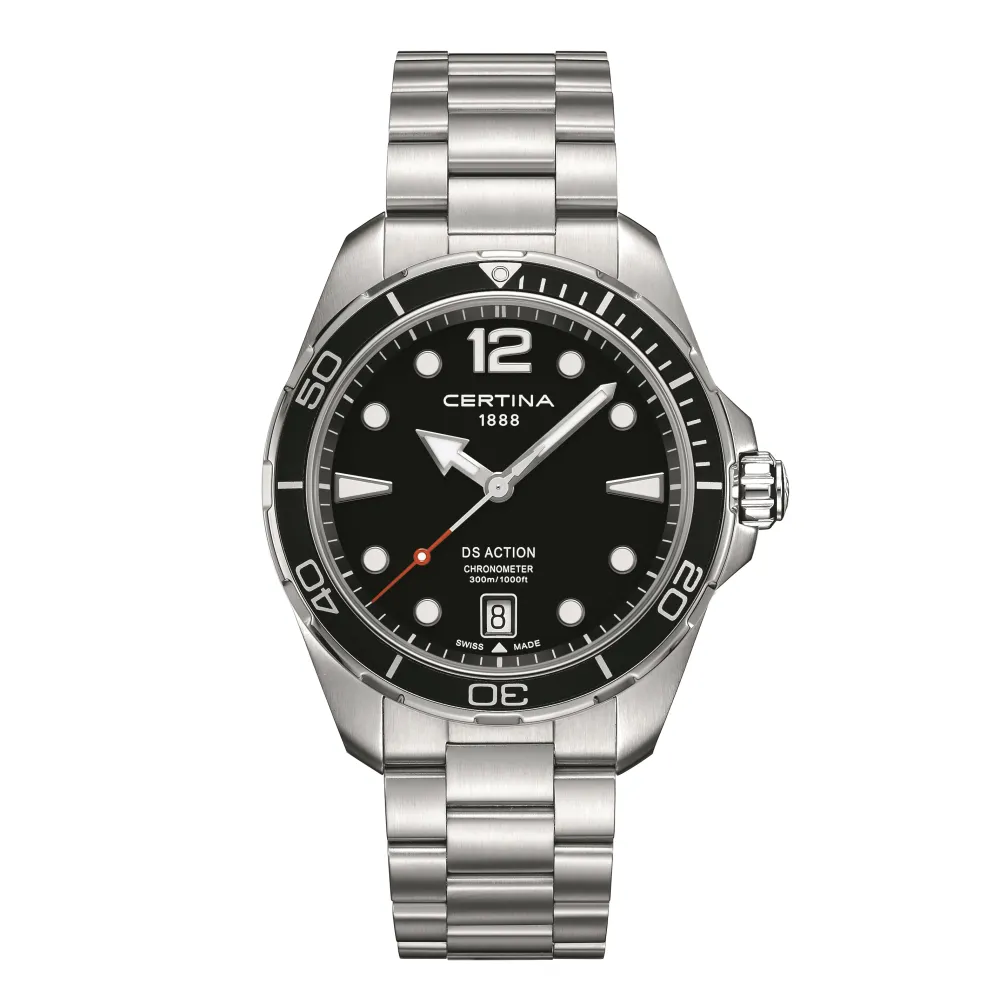 Certina ure Certina DS Action 43mm C032.451.11.057.00 | Herreure I Stål | Herreure Med Lænke