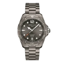 Certina ure Certina DS Action 43mm C032.451.44.087.00 | Herreure Med Lænke | Herreure I Titanium