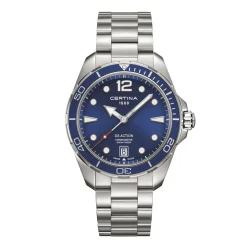 Certina ure Certina DS Action 43mm C032.451.11.047.00 | Herreure Med Lænke | Herreure I Stål