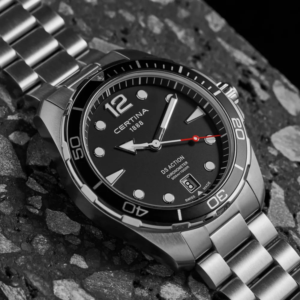 Certina ure Certina DS Action 43mm C032.451.11.057.00 | Herreure I Stål | Herreure Med Lænke