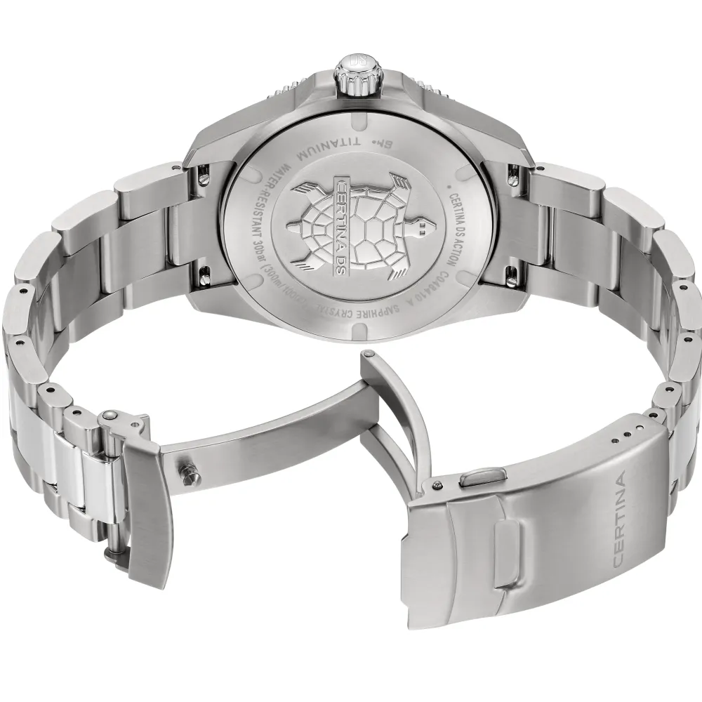 Certina ure Certina DS Action 40mm C048.410.44.351.00 | Herreure Med Lænke | Herreure I Titanium