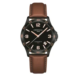 Certina ure Certina DS-8 C033.851.36.057.00 | Herreure Med Rem | Herreure I Stål