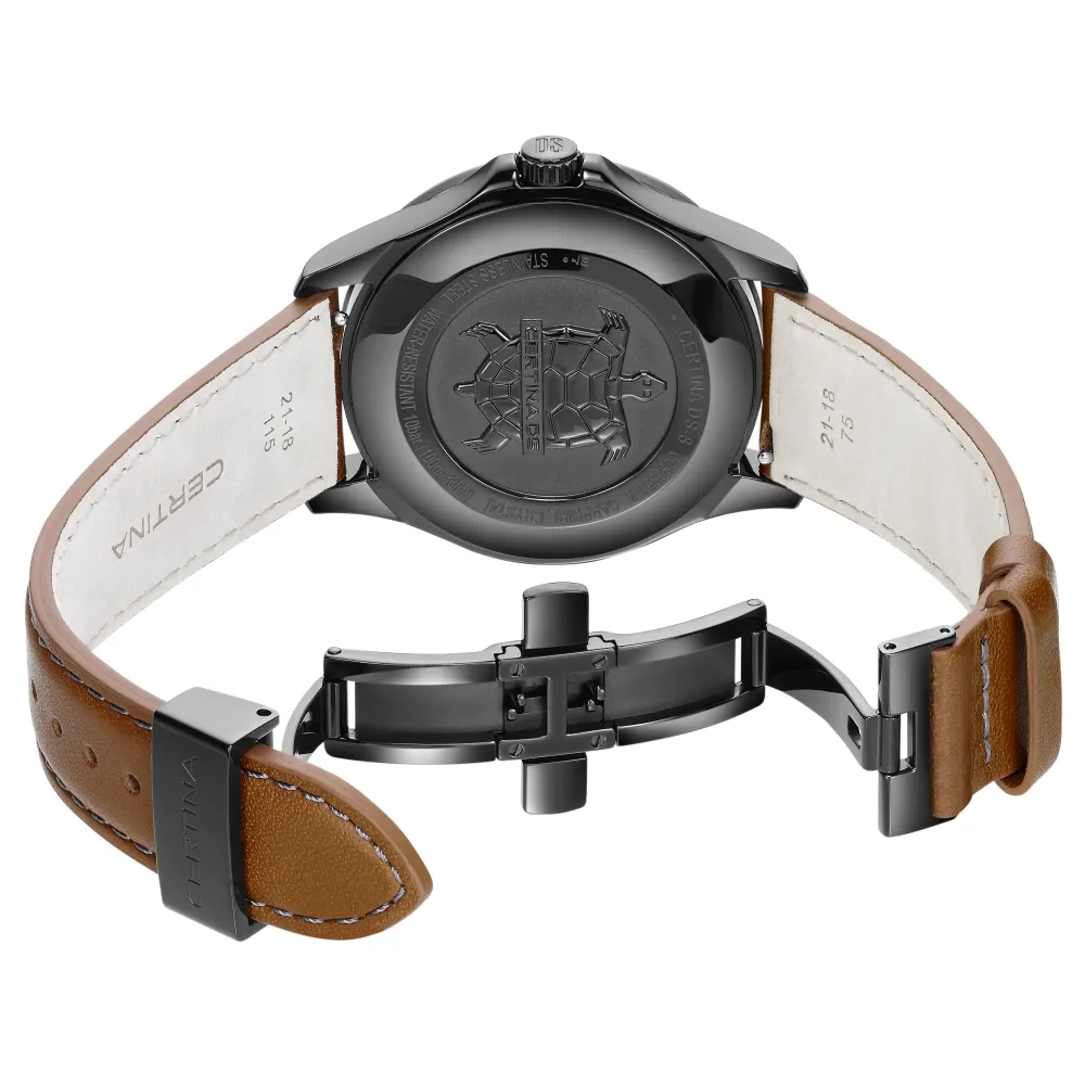 Certina ure Certina DS-8 C033.851.36.057.00 | Herreure Med Rem | Herreure I Stål