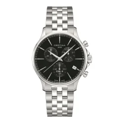 Certina ure Certina DS-8 Chrono C045.417.11.051.00 | Herreure Med Lænke | Herreure I Stål