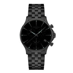 Certina ure Certina DS-8 Chrono C045.417.11.051.00 | Herreure Med Lænke | Herreure I Stål