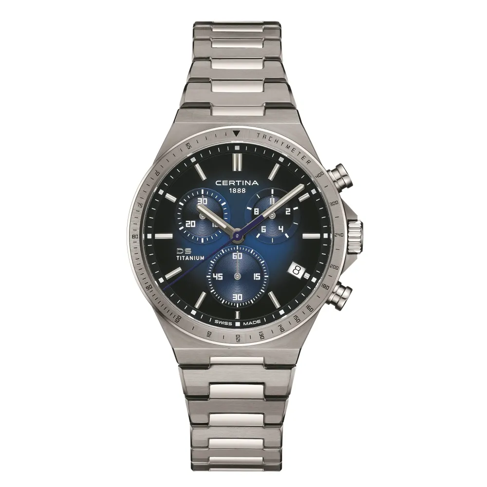 Certina ure Certina DS-7 Chronograph C043.417.44.041.00 | Dame Dameure Med Lænke | Dameure I Titanium