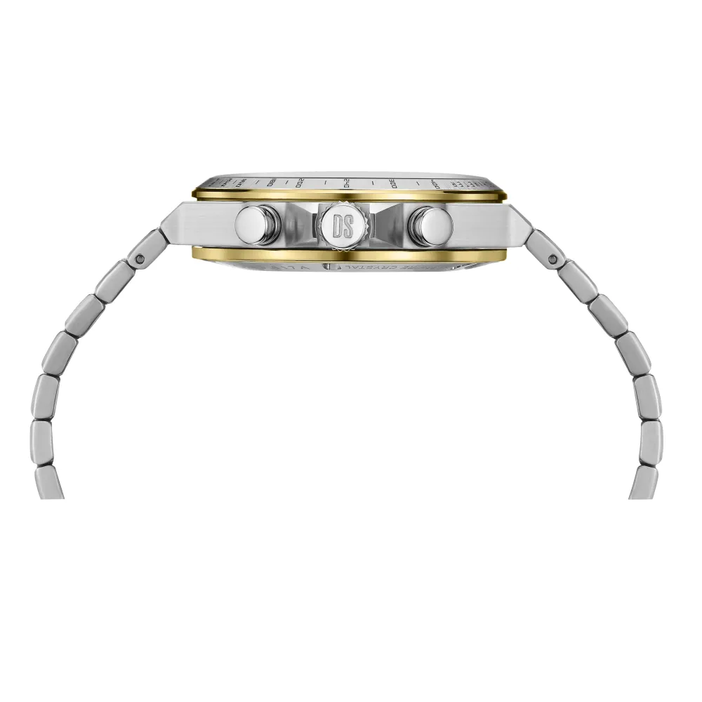 Certina ure Certina DS-7 Chronograph C043.417.22.031.00 | Dame Dameure Med Lænke | Dameure I Bicolor
