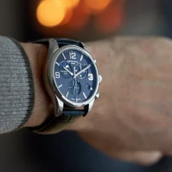 Certina ure Certina DS-8 Chronograph Moon Phase C033.460.16.047.00 | Herreure Med Rem | Herreure I Stål