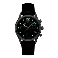 Certina ure Certina DS-8 Chronograph Moon Phase C033.460.16.087.00 | Herreure Med Rem | Herreure I Stål