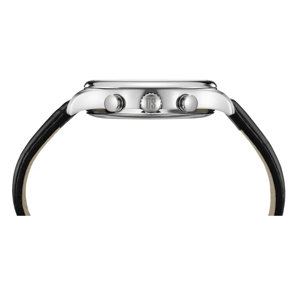Certina ure Certina DS-8 Chronograph Moon Phase C033.460.16.047.00 | Herreure Med Rem | Herreure I Stål