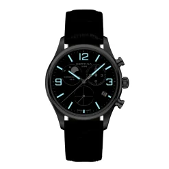 Certina ure Certina DS-8 Chronograph Moon Phase C033.460.16.047.00 | Herreure Med Rem | Herreure I Stål