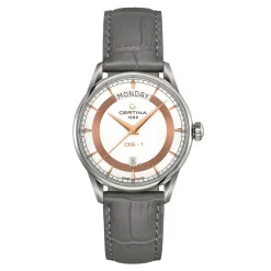 Certina ure Certina DS-1 Day Date C029.430.16.011.01 | Herreure Med Rem | Herreure I Stål