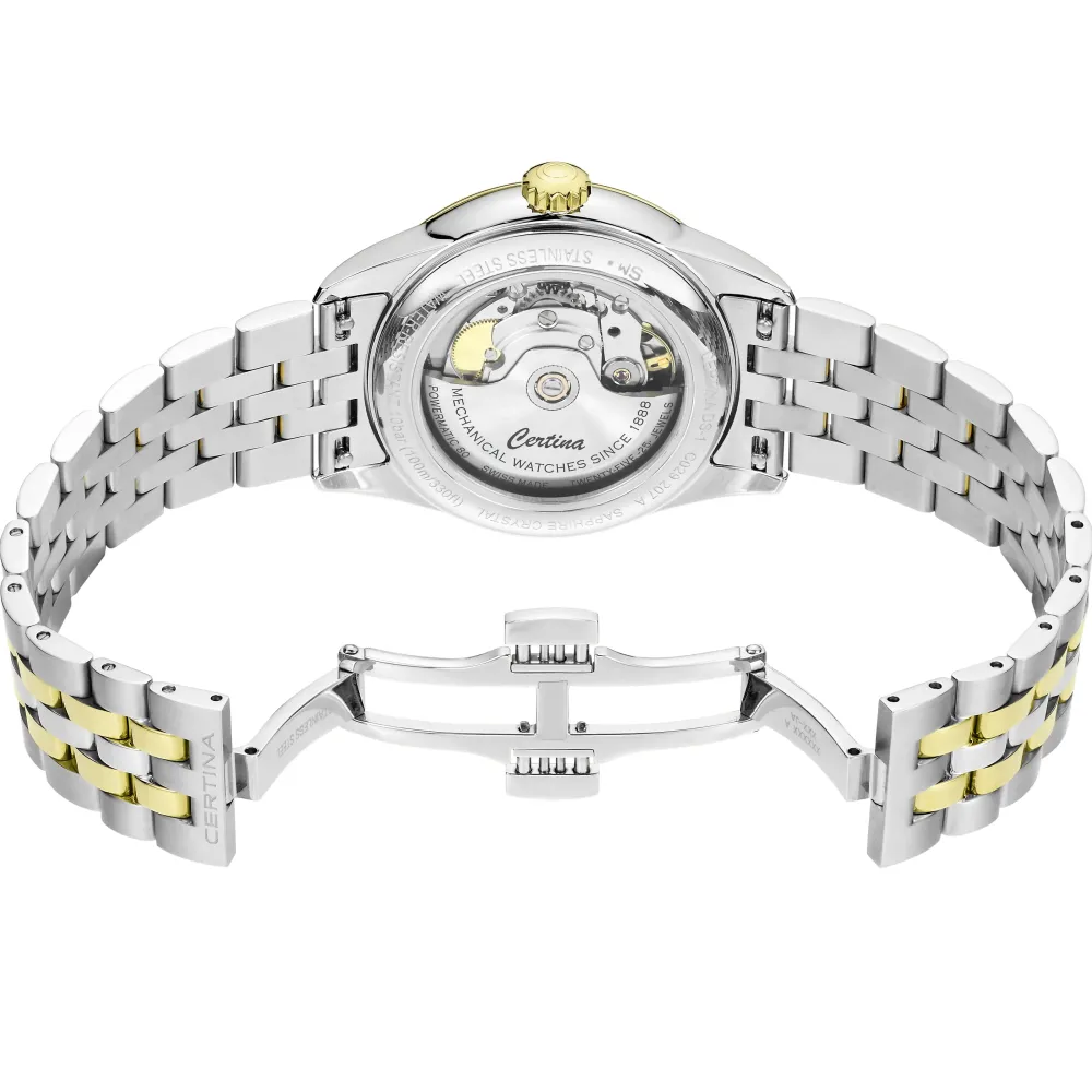 Certina ure Certina DS-1 38mm C029.207.22.081.00 | Dame Dameure I Bicolor | Herreure Med Lænke