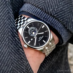 Certina ure Certina DS-8 Moon Phase C033.457.11.051.00 | Herreure Med Lænke | Herreure I Stål
