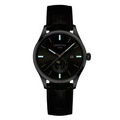 Certina ure Certina DS-8 Moon Phase C033.457.16.081.00 | Herreure Med Rem | Herreure I Stål