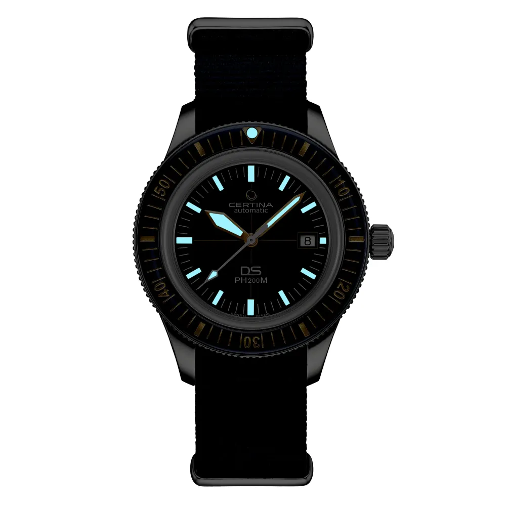 Certina ure Certina DS PH200M Powermatic 80 C036.407.18.040.00 | Herreure Med Rem | Herreure I Stål