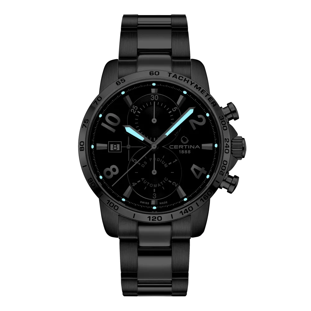 Certina ure Certina DS Podium Chronograph Automatic C034.427.11.057.00 | Herreure Med Lænke | Herreure I Stål