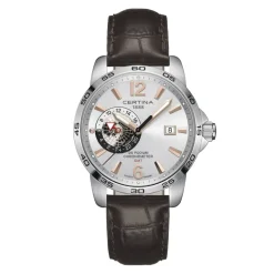 Certina ure Certina DS Podium GMT C034.455.16.037.01 | Herreure Med Rem | Herreure I Stål