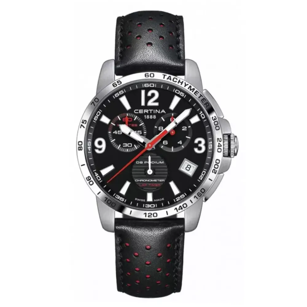 Certina ure Certina DS Podium Lap Timer C034.453.16.057.00 | Herreure Med Rem | Herreure I Stål
