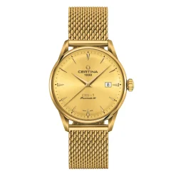 Certina ure Certina DS-1 Powermatic 80 C029.807.33.361.00 | Herreure Med Lænke | Herreure I Gulddouble