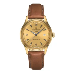 Certina ure Certina DS Powermatic 80 C038.407.36.367.00 | Herreure Med Rem | Herreure I Gulddouble