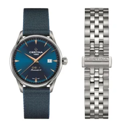 Certina ure Certina DS-1 Powermatic 80 C029.807.11.041.02 | Herreure Med Rem | Herreure Med Lænke