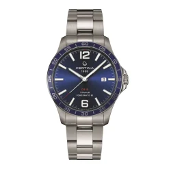 Certina ure Certina DS-8 Powermatic 80 C033.807.44.047.00 | Herreure Med Lænke | Herreure I Titanium