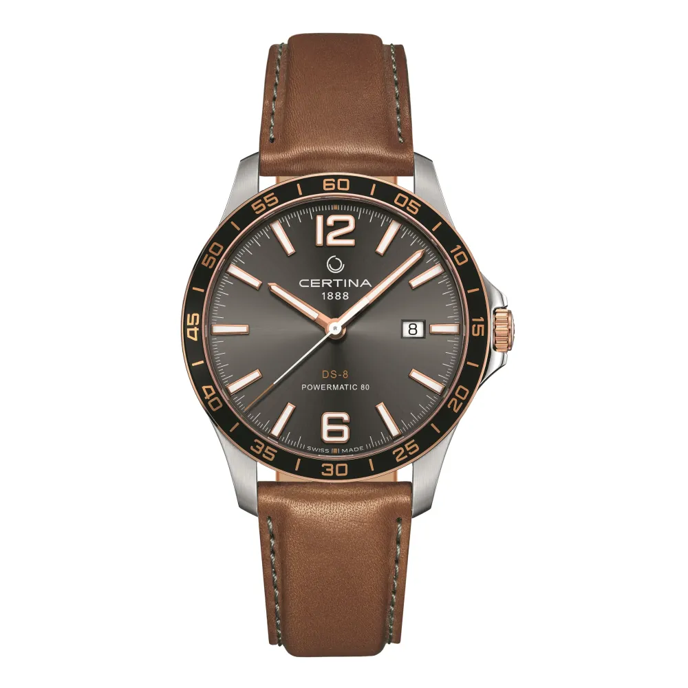 Certina ure Certina DS-8 Powermatic 80 C033.807.26.087.00 | Herreure Med Rem | Herreure I Stål