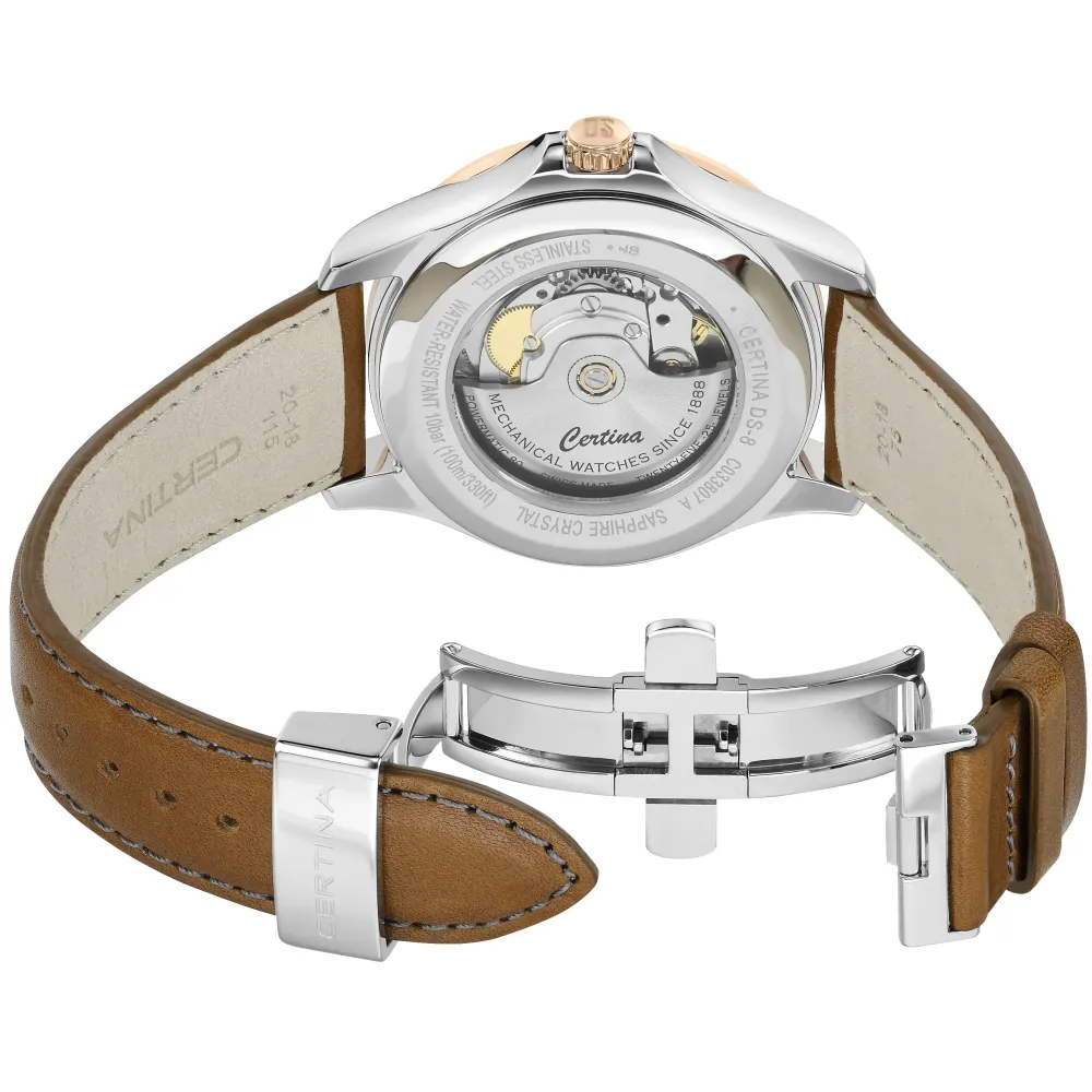 Certina ure Certina DS-8 Powermatic 80 C033.807.26.087.00 | Herreure Med Rem | Herreure I Stål