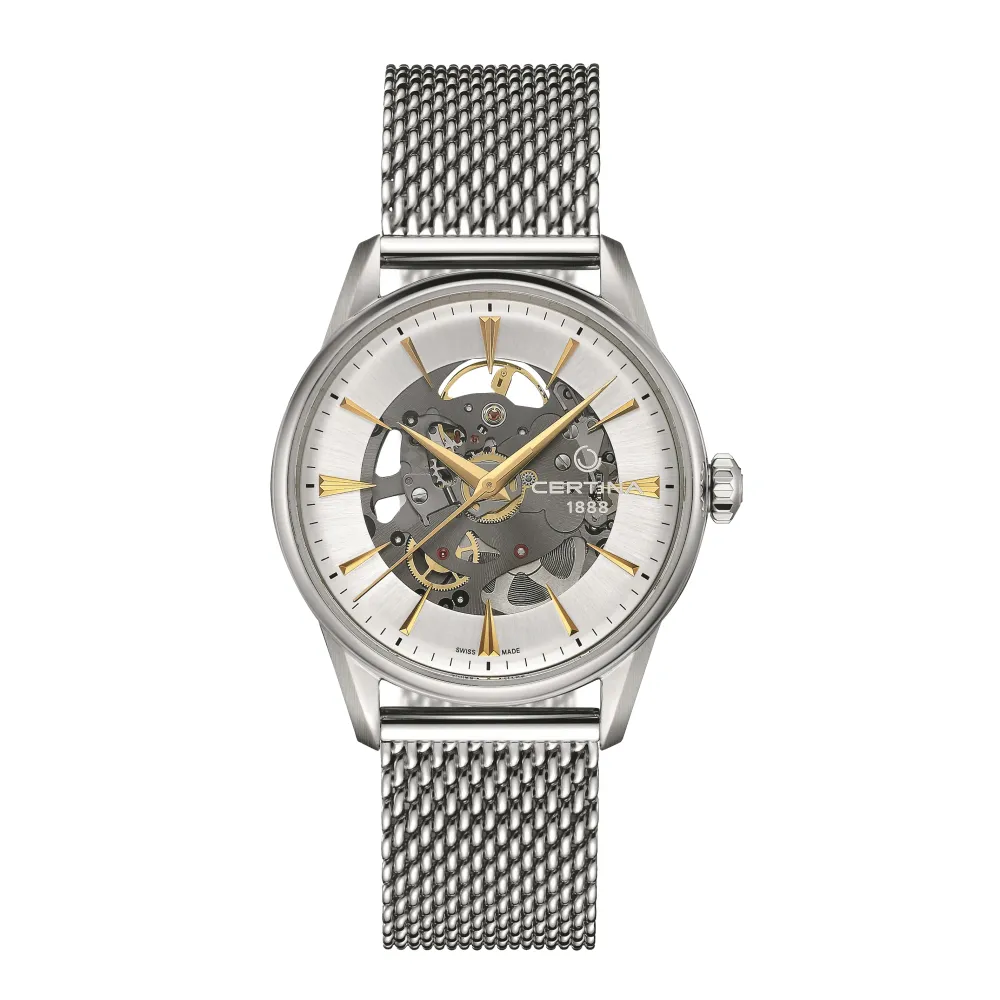 Certina ure Certina DS-1 Skeleton C029.907.11.031.00 | Herreure Med Lænke | Herreure I Stål