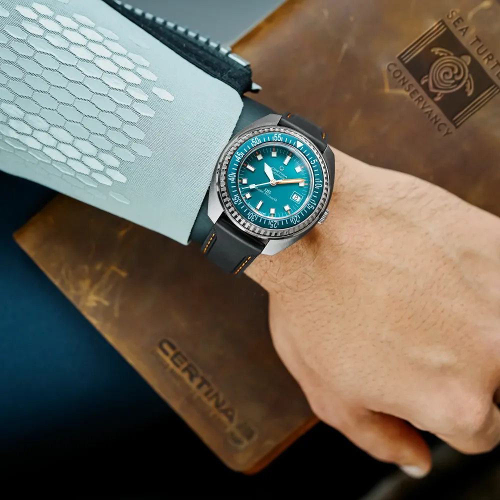 Certina ure Certina DS Super PH1000M Sea Turtle Conservancy Special Edition C024.907.17.041.10 | Herreure Med Rem | Herreure I Stål
