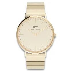 Daniel Wellington ure Daniel Wellington Classic Piano 40mm DW00100779 | Herreure Med Lænke | Herreure I Gulddouble