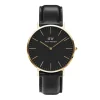 Daniel Wellington ure Daniel Wellington Classic Black 40mm Sheffield DW00100544 | Herreure Med Rem | Herreure I Gulddouble