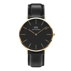 Daniel Wellington ure Daniel Wellington Classic Black 40mm Sheffield DW00100544 | Herreure Med Rem | Herreure I Gulddouble