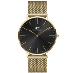 Daniel Wellington ure Daniel Wellington Classic Evergold 40mm DW00100631 | Herreure Med Lænke | Herreure I Gulddouble