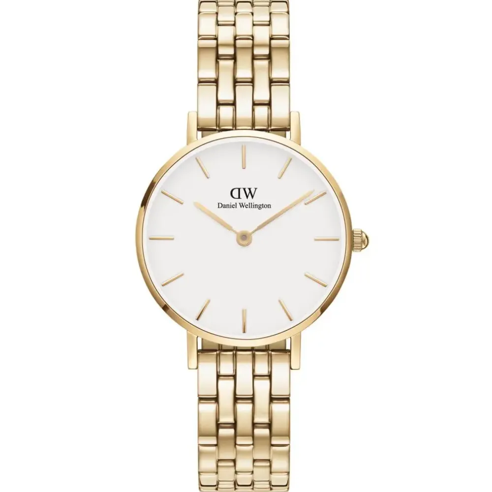 Daniel Wellington ure Daniel Wellington Classic Petite 28mm Evergold DW00100614 | Dame Dameure Med Lænke | Dameure I Gulddouble