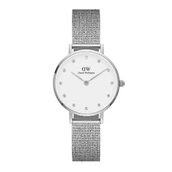 Daniel Wellington ure Daniel Wellington Classic Petite Sterling Lumine 28mm DW00100602 | Dame Dameure Med Lænke | Dameure I Stål
