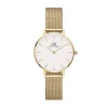 Daniel Wellington ure Daniel Wellington Classic Petite 28mm Evergold DW00100350 | Dame Dameure Med Lænke | Dameure I Gulddouble