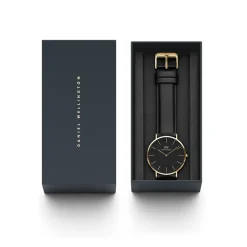 Daniel Wellington ure Daniel Wellington Classic Black 40mm Sheffield DW00100544 | Herreure Med Rem | Herreure I Gulddouble